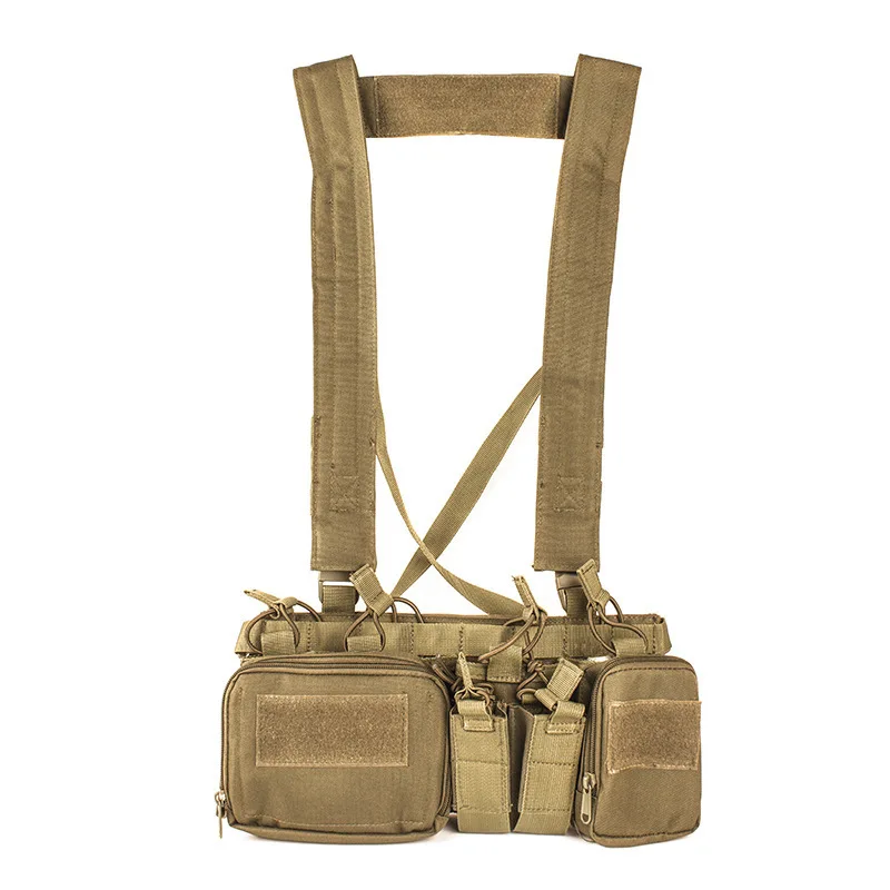 CS Match Wargame TCM Chest Rig Airsoft   и͸   Ű Ŀġ Ȧ Molle ý 㸮  Ϸ Swat