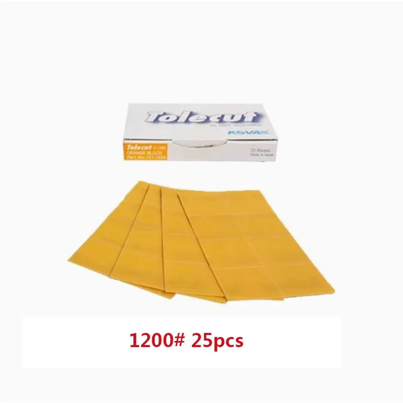 Square Sandpaper Set 25pcs Car Paint Stains Polishing Beauty Paste Scratch Repair sandpaper set mini sandpaper kit