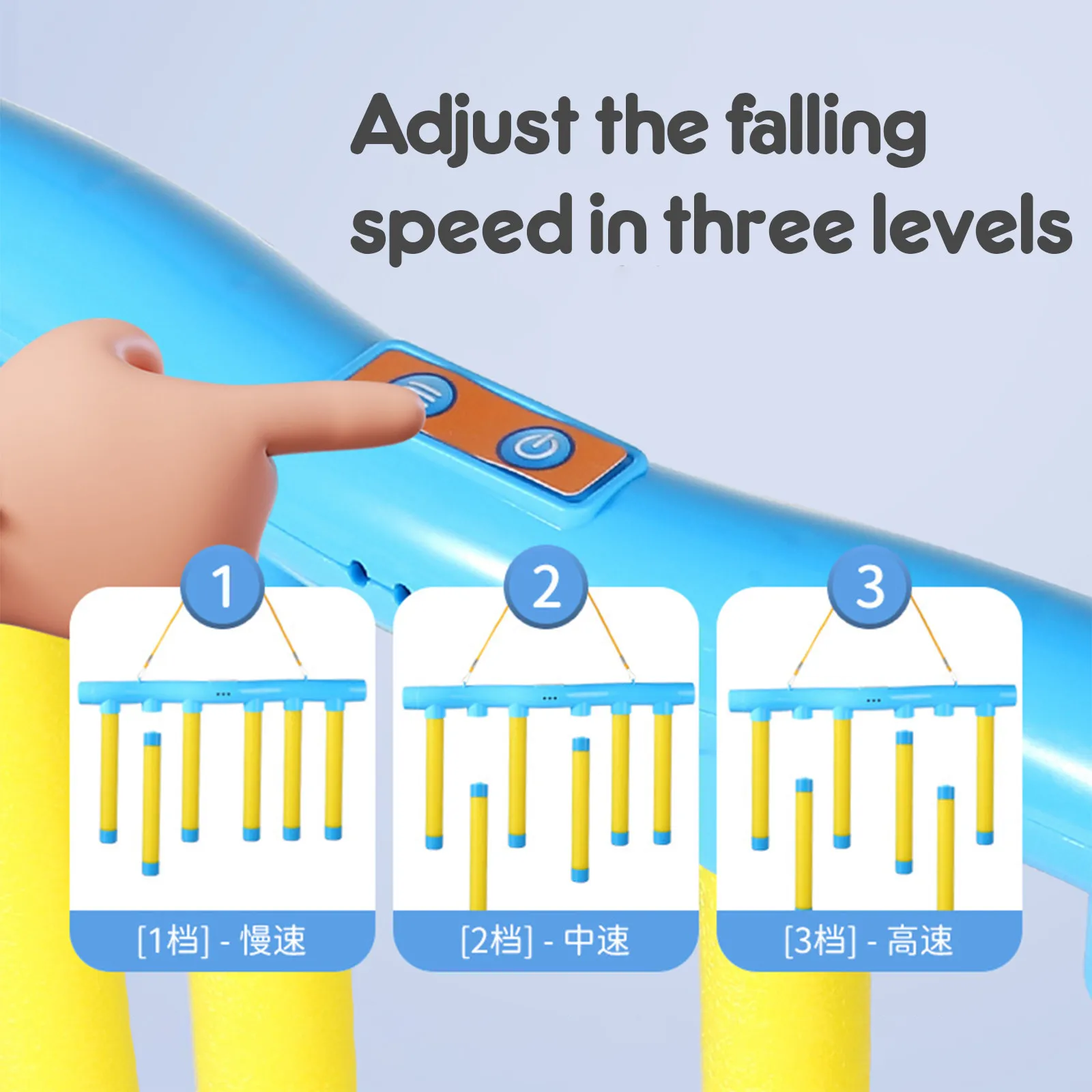 Grab stick machine children's concentration grab stick machine  sensory training equipment parent-child interactive toys 2