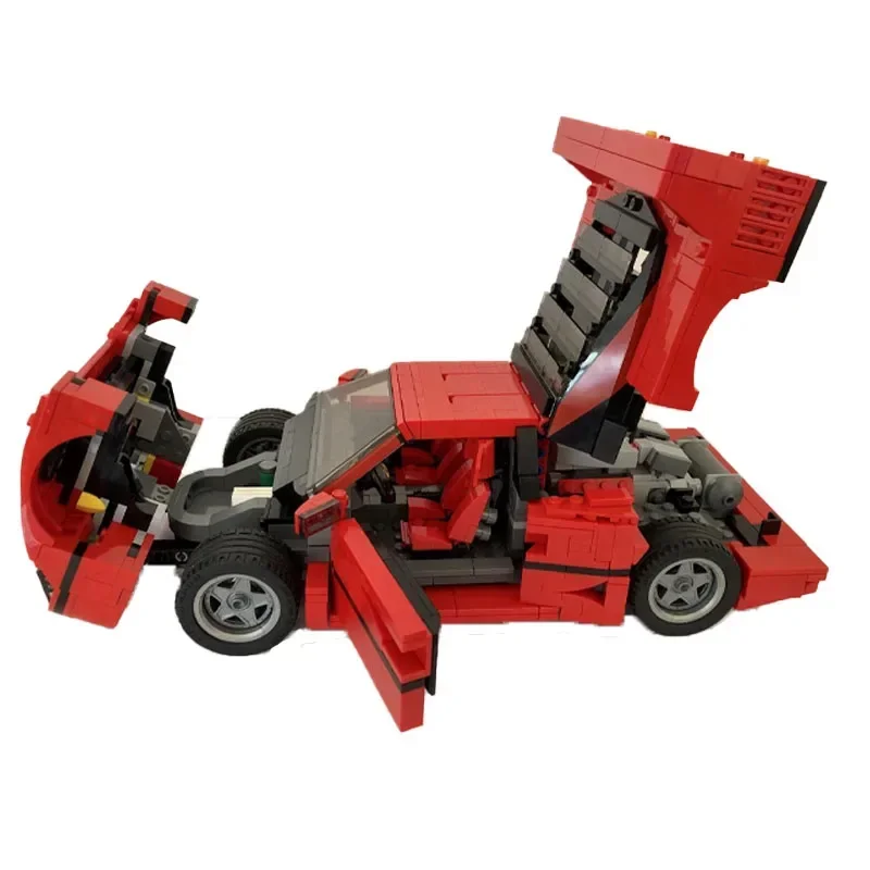 Classic Racing 10248 F40 Compatible MOC-49743 Sports Car 1192 PCS Splicing Assembly Building Block Toy Model DIY Kids Gift Gift 5