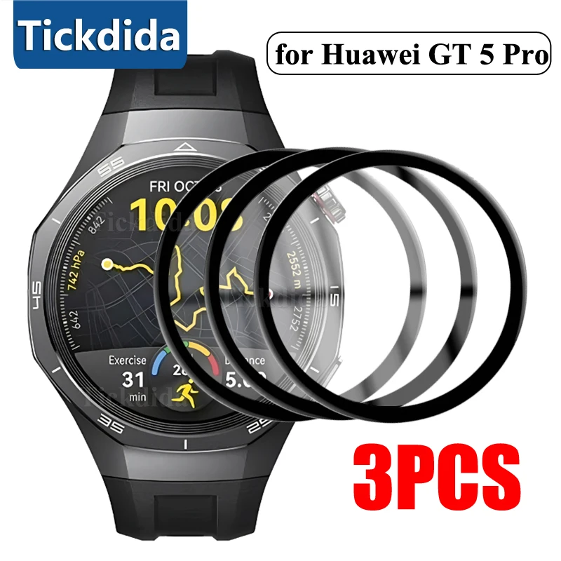 3-Pack Full Screen Soft Protector Film for Huawei Watch GT 5 Pro