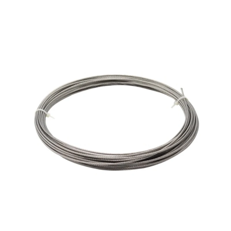 

304 Stainless Steel Wire Rope Cable 1X7 Structure Aircraft 0.3mm 0.4mm 0.5mm 0.6mm