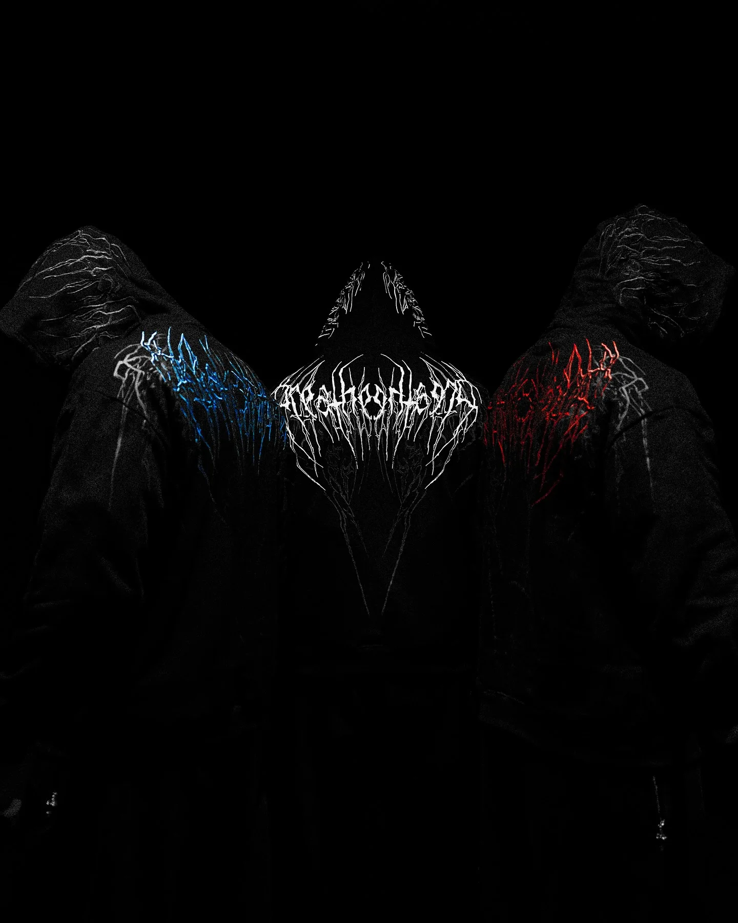 American Breathedivinity Sweatshirt Y2K Dark Style Fashion Trend Hoodie Connecting Hooded Shirt Harajuku Street Gothic Oversized 6