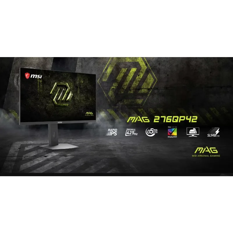 MSI MAG 276QP42 (울트라블레이드) 27인치 QHD 425Hz 게이밍 모니터 | 경쟁적인 게임을 위한 24.5인치로의 가상 디스플레이 크기 확대