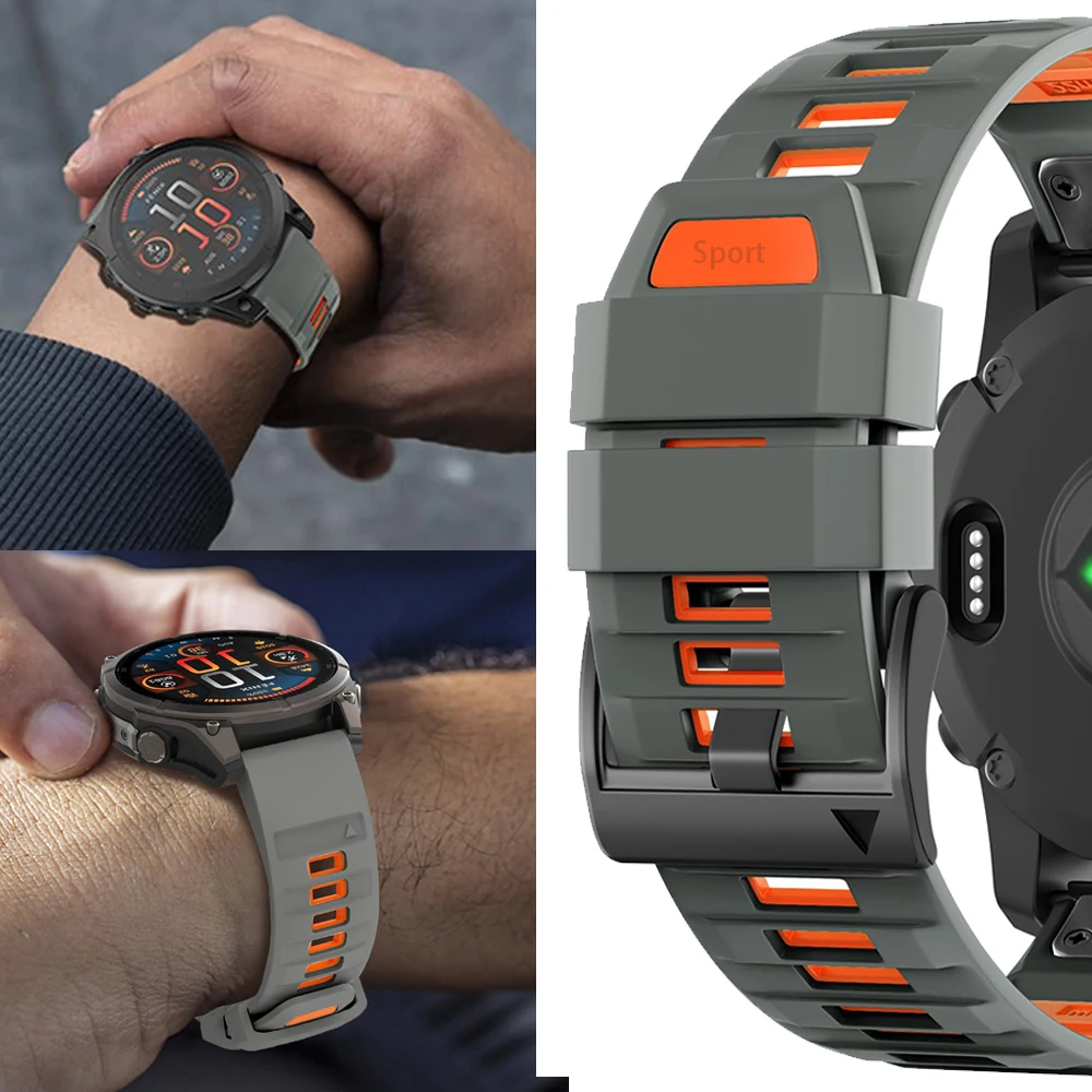 Premium Silicone QuickFit Watch Band - Durable & Versatile Strap Bracelet
