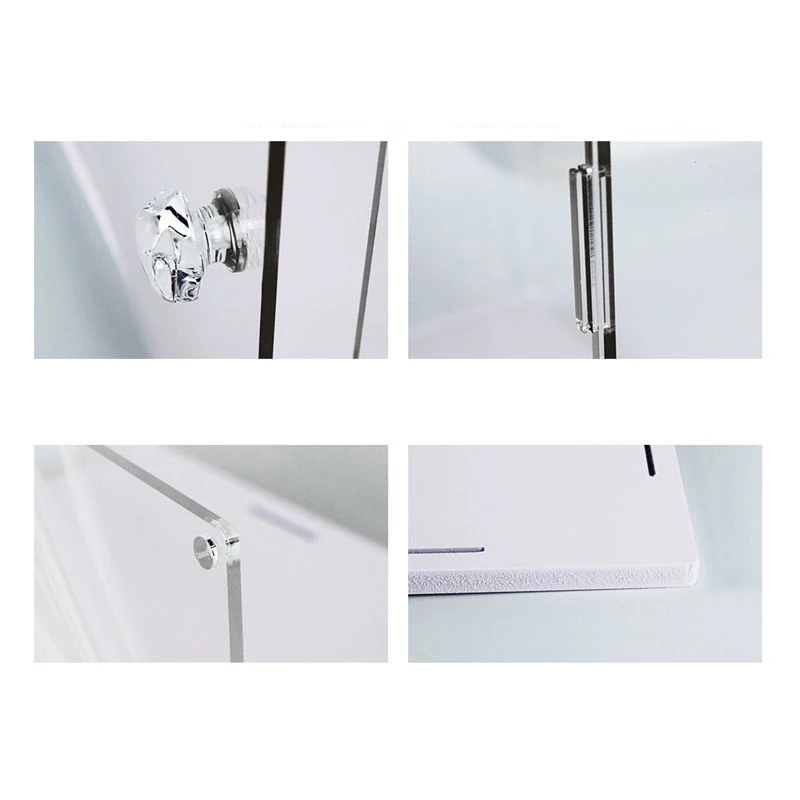 Acrylic Display Case with Door Assemble Acrylic Box for Collectibles Action Figures Toys Storage&Organizing Blindbox acrylic display case acrylic display box