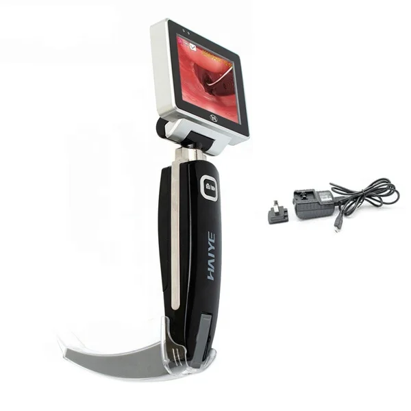 

CE certificated 3.0 Display Portable Stainless Steel Endoscope USB Output Video Laryngoscope for adults, children, infants Airwa