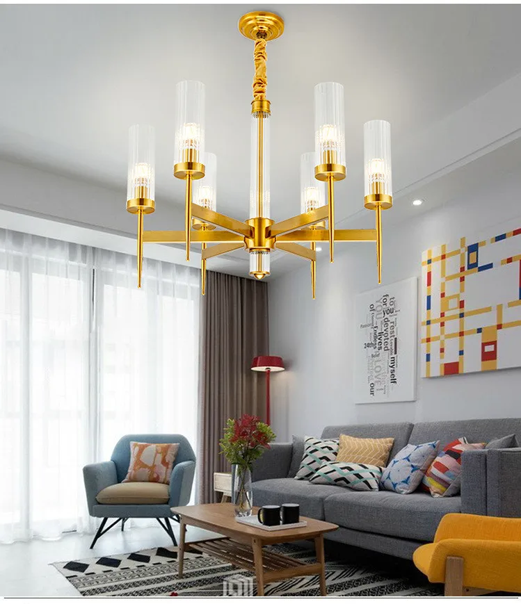 estar, Gold Metal Glass Shades, Pendant Lamp,