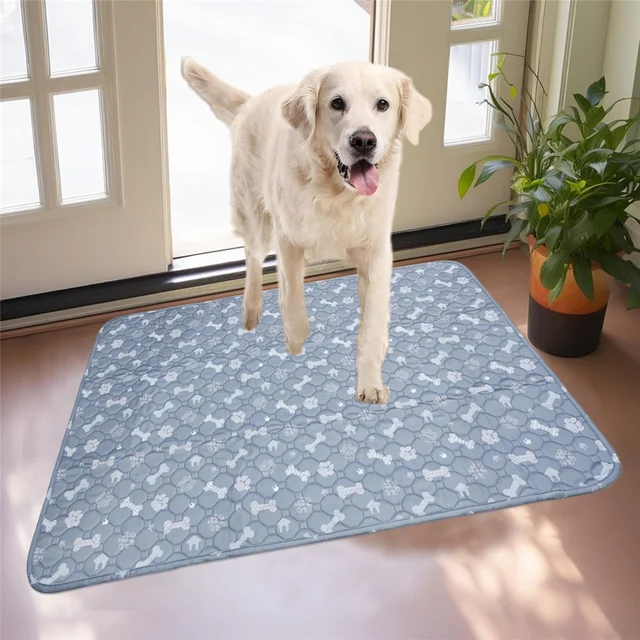 Washable Dog Pee Pad Reusable Pet Urine Mat Waterproof Puppy Training Diaper Mats for Car Seat Floor Sofa Pet Supplies 2