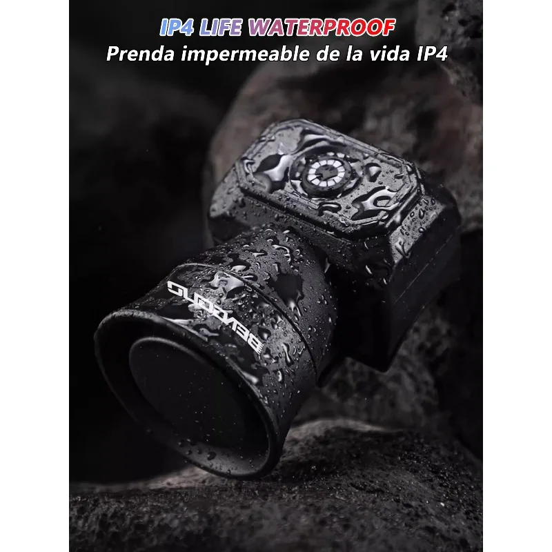 USB Rechargeable Electronic Bike Horn - Waterproof Bicycle Bell for Mountain Bikes &  Scooters,Cycling Safety Accessories