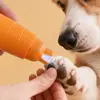 Pet Care Tool Electric Pet Nail File Two Speed Settings Quiet Operation Pet Nail Grinder Carrot Shape Pet Nail Repairer Grooming