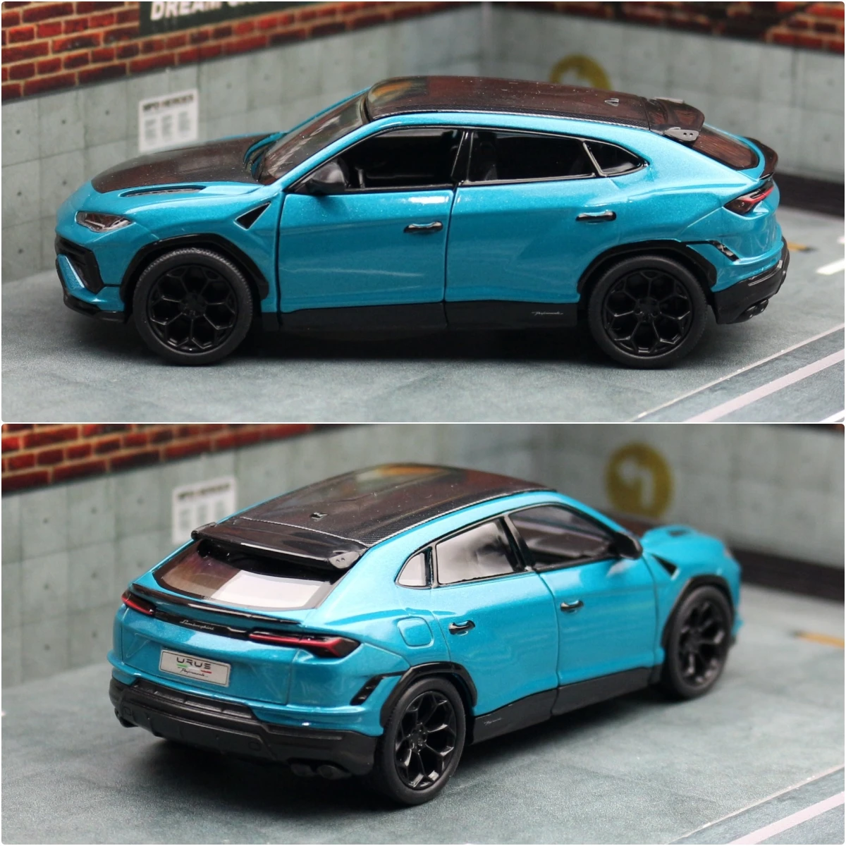 KiNSMART Toy Car Model 1/40 Lamborghini URUS SUV Sport Diecast Alloy Miniature Vehicle Collection Gift For Children Boys Kid 3