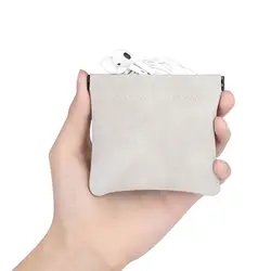 Compact Headphone Accessory Organizer & Storage Bag (Grey - S)