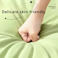 Disposable Bed Sheets Quilt Covers Pillowcases Quilt Covers Travel Thickened Dirty Hotel Bedding Train Sleeper Four-piece Set 2