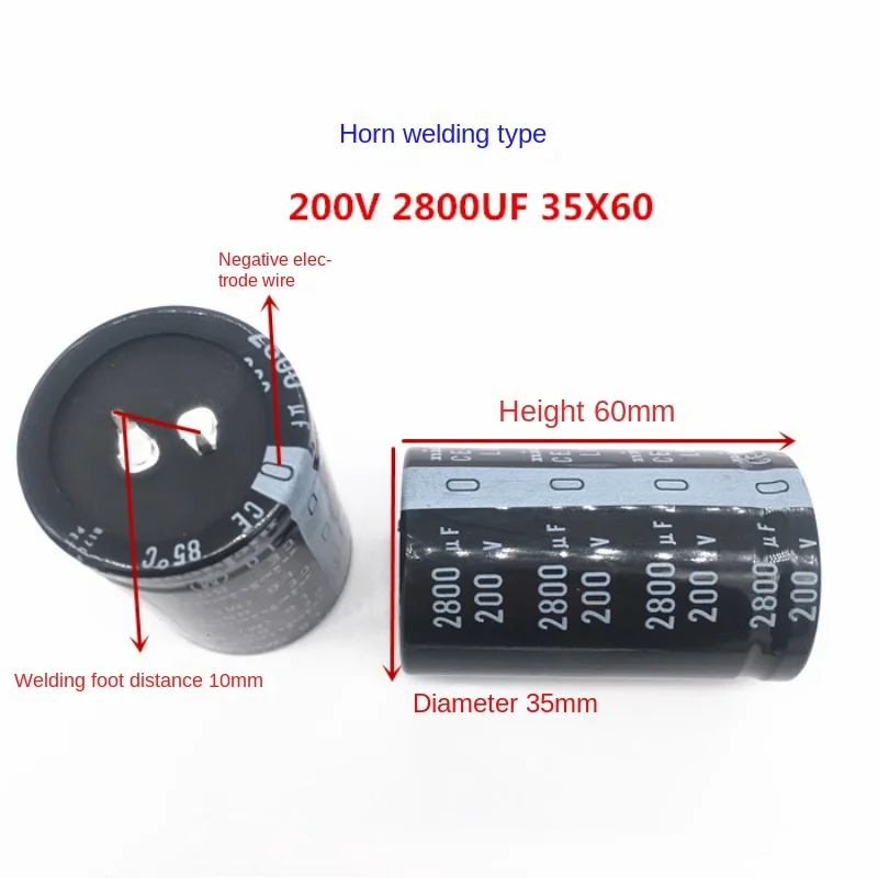 (1pcs) 200V2800UF 35X60 Nikon electrolytic capacitor 2800UF 200V 35 * 60 replaces 2700UF
