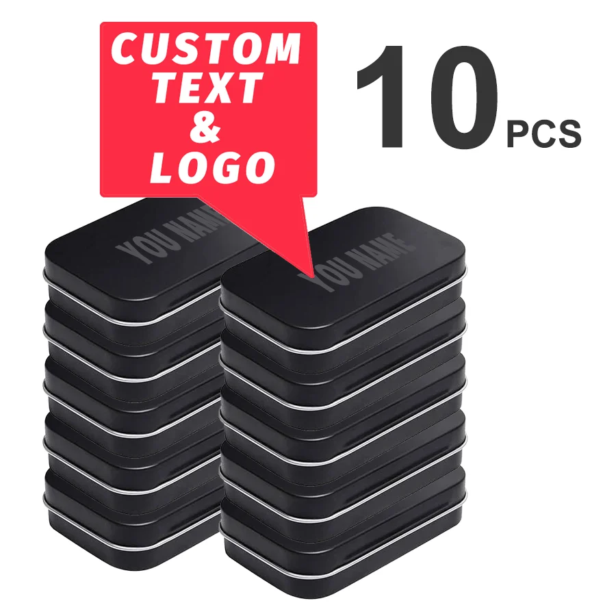 맞춤형 금속 주석 상자 도구, 담배 동전 사탕 열쇠, 명함 약 보석 보관 상자, 화장품 용기, 차 캔, 10 개