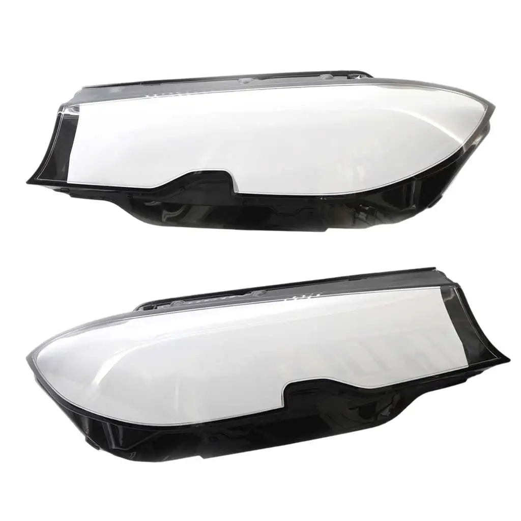

Front 63118496156 8 496 156 63118496160 8496156 Headlight Lens Cover Lamp Shell Lampshades Fit for G20 G21 Replaces