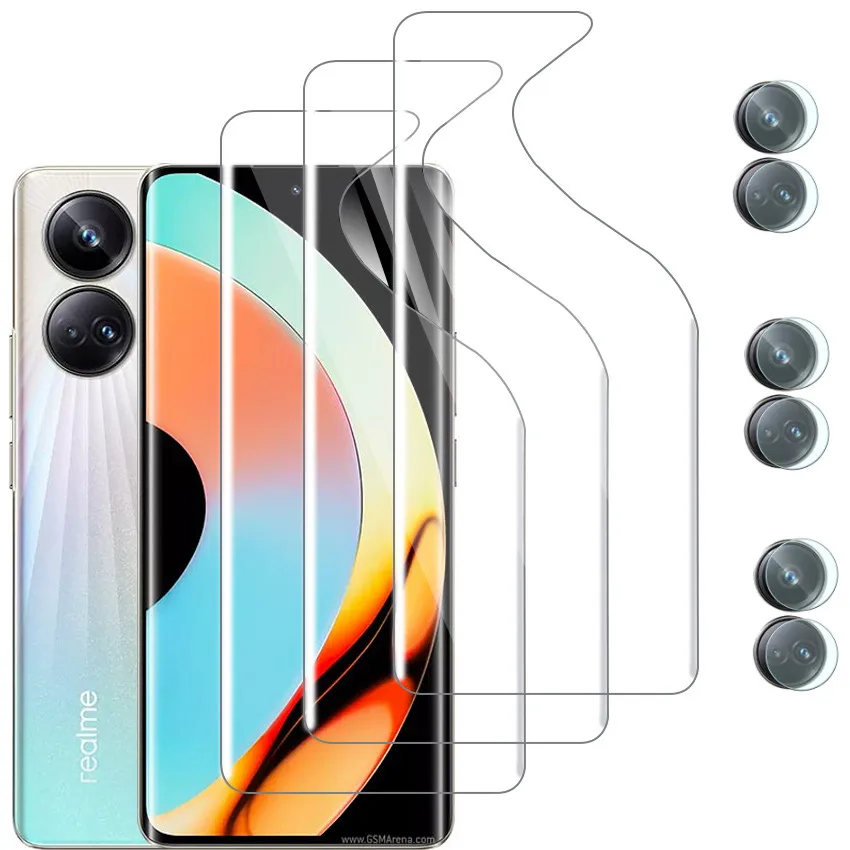 Realme-10-Pro-Plus Pellicola Idrogel Realme 10 Pellicola Protettiva Realmi 10 Pro Vetro Protettivo Realme 9 Pro Fotocamera Posteriore Realme 10 Pro Pe