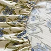 1PC Flower Printing Bed Sheet For Double Bed Adjustable  Elastic Band Wrap Around Mattress Cover Queen/king 매트리스커버 No Pillowcase 5