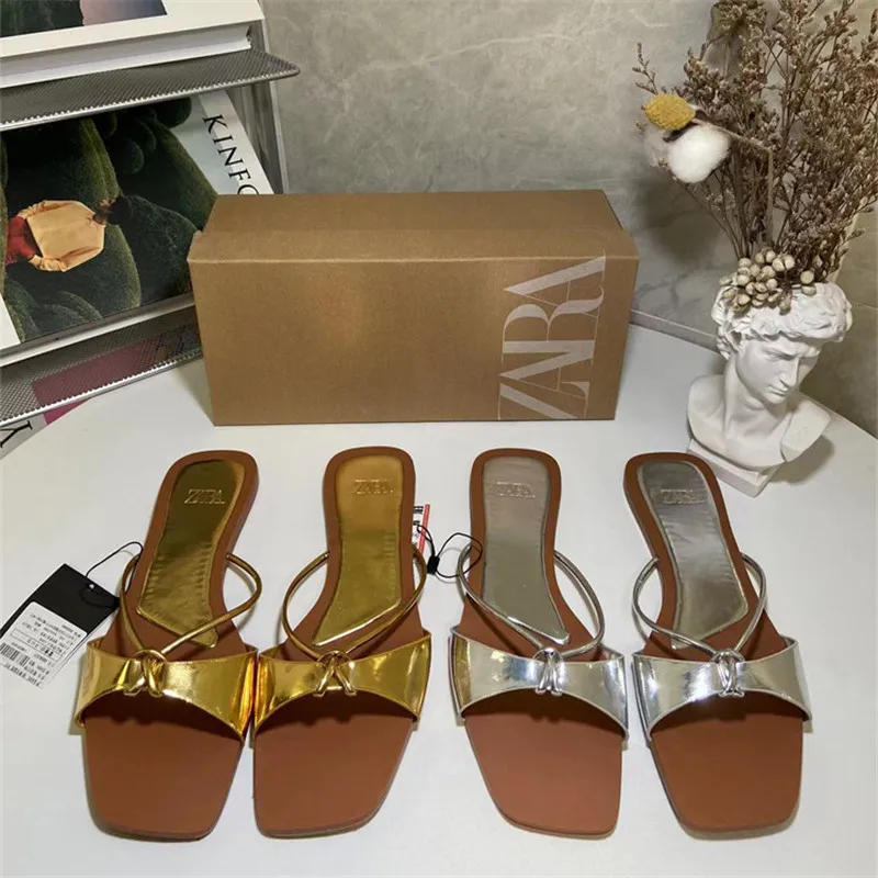 Zapatillas-de-tiras-de-Metal-para-Mujer-sandalias-de-Punta-abierta-tac