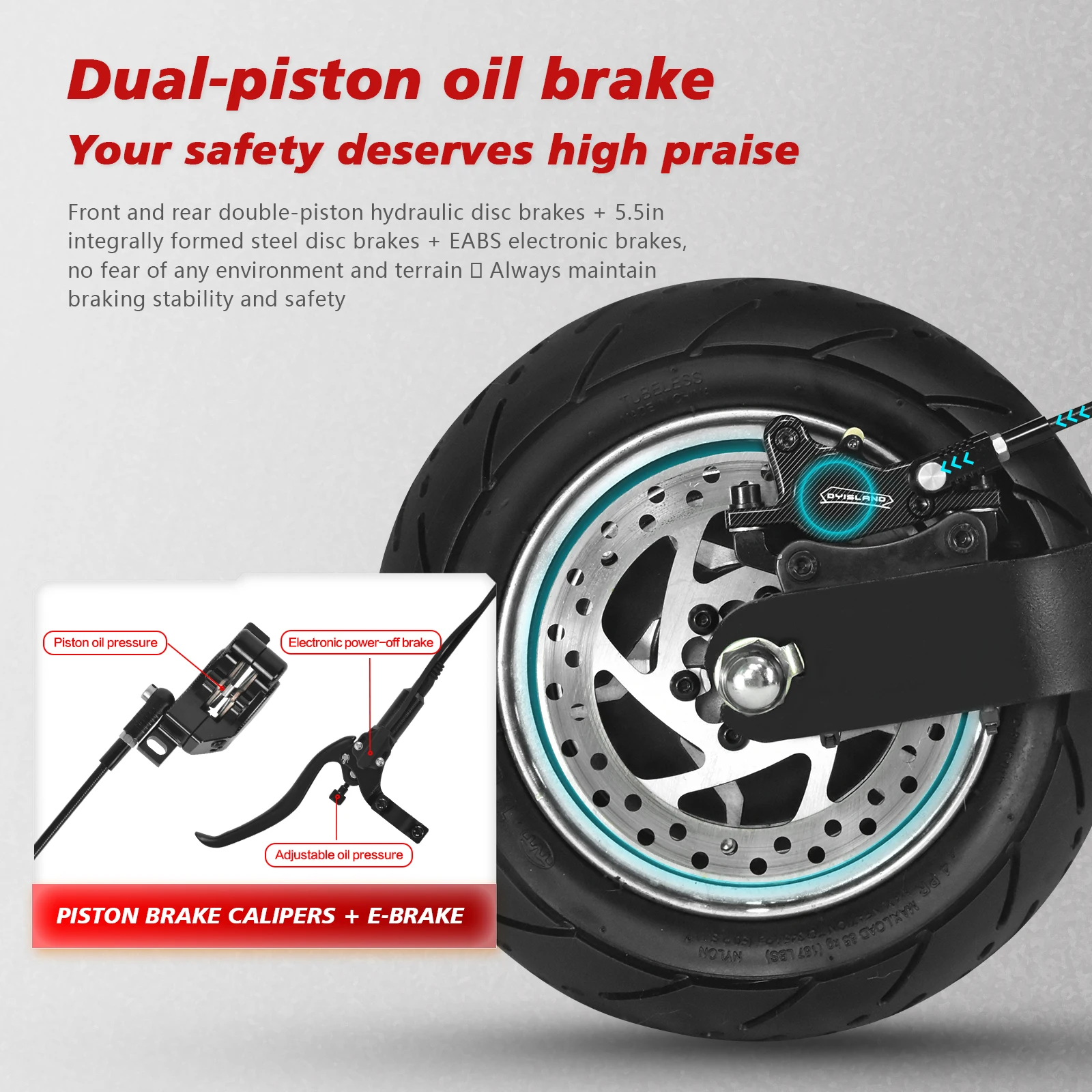 High Speed Off Road Electric Scooter 3200W