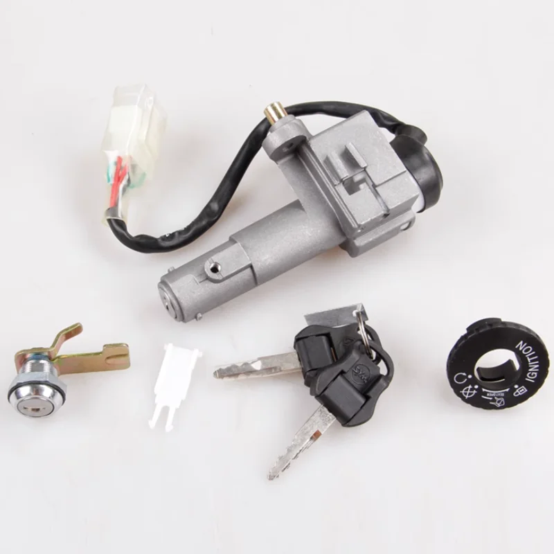 Barillet D'allumage Avec Clé Pour SYM Jet 14 125/50/200 XS125T-16A - Serrure De Contact Et Antivol