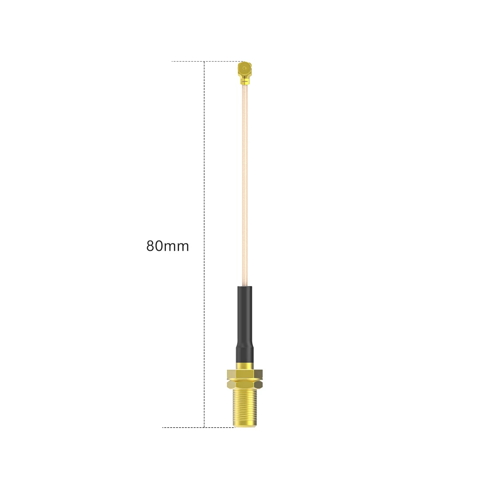 

2pcs/1pair iFlight iPex/UFL to RP-SMA Female Adapter Cable 60mm/80mm for Nazgul Evoque F5 V2/Nazgul Evoque F6 V2/Chimera7 Pro V2