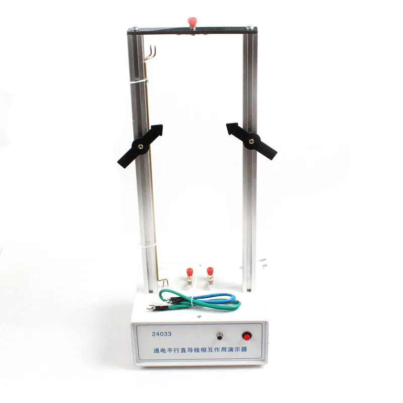 electrify-parallel-straight-wire-interaction-demonstrator-for-high-school-physics-electromagnetics-experiment-demonstration