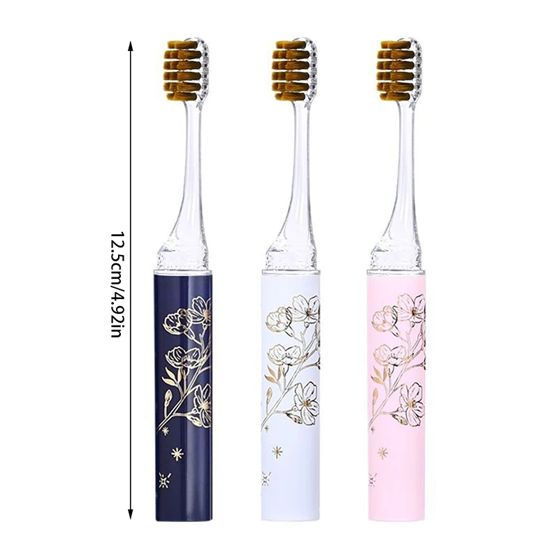 1/3PCS 립스틱 모양의 칫솔 휴대용 분리형 청소 치아 울트라 소프트 구강 케어 선물