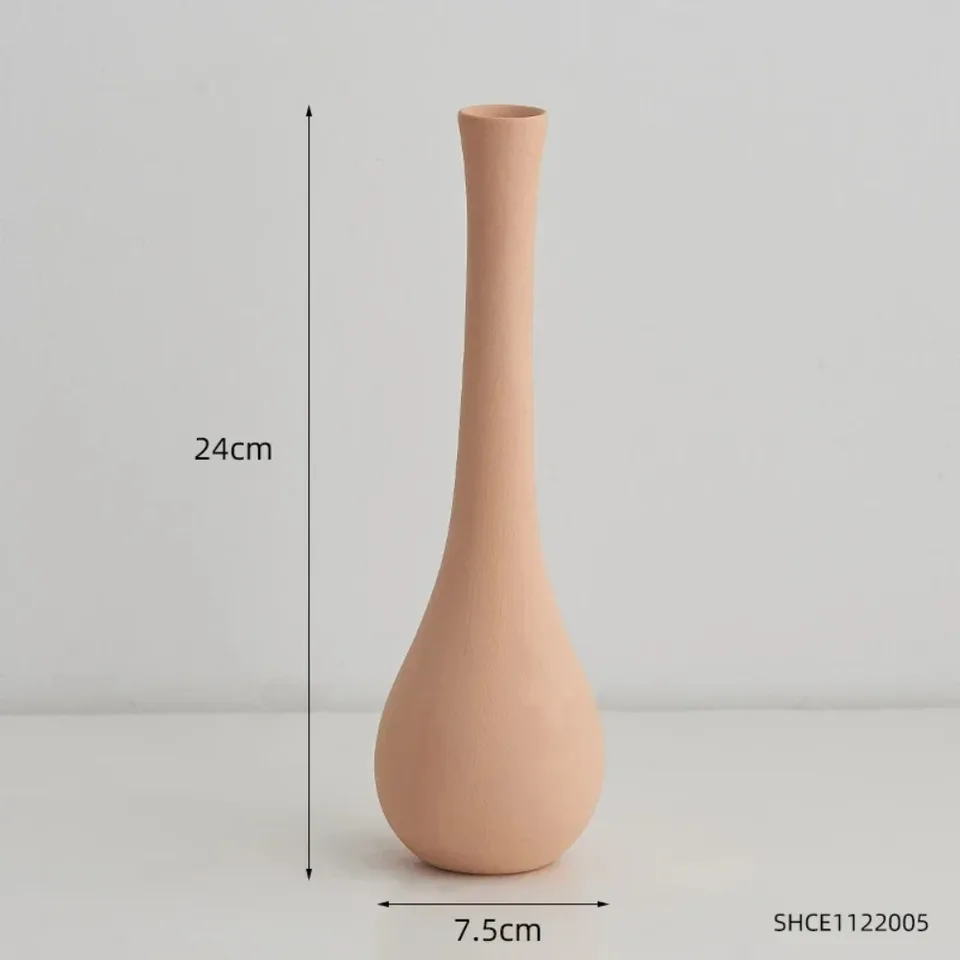 Minimalist Nordic Ceramic Vase for Home Decor