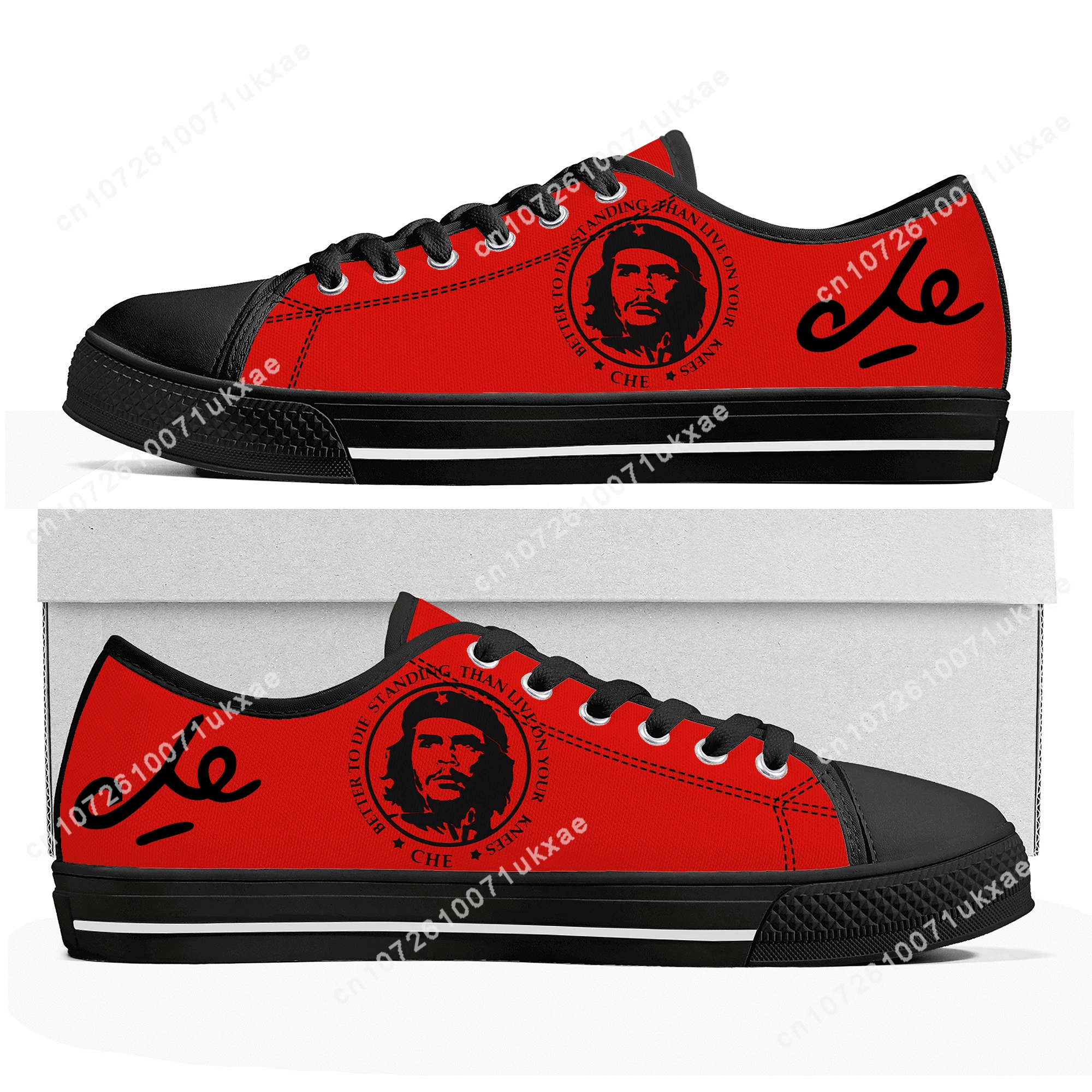 

Che Guevara Low Top Sneakers Mens Womens Teenager Canvas High Quality Sneaker Casual Custom Made Shoes Customize DIY Shoe