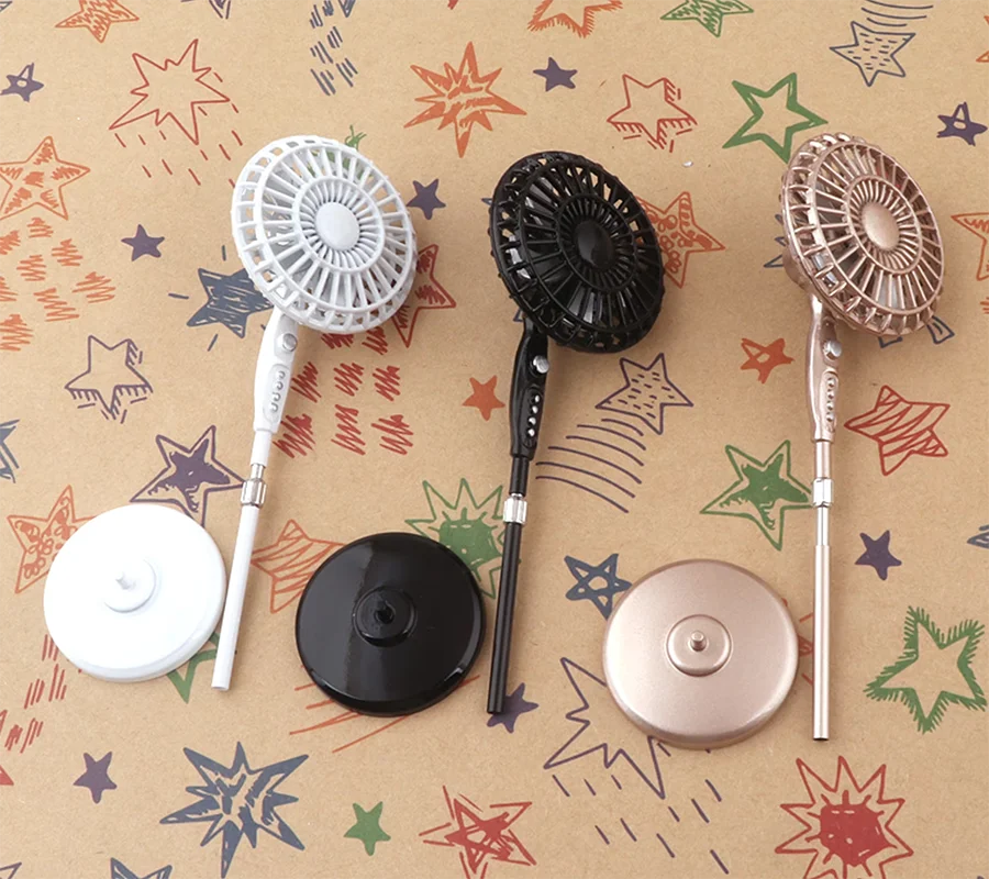 1:12 Dollhouse Miniature Fan Furniture Model Vintage Floor Appliance Decoration