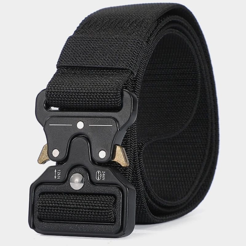 New Elastic Belt Male Tactical military Canvas Belt Outdoor Tactical Belt men's Military Nylon
