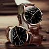 High Quality Fashion Watch Men's Leather Strap Watches Men's Business Sports Clock Simple Retro Quartz Wristwatches Reloj Mujer 1