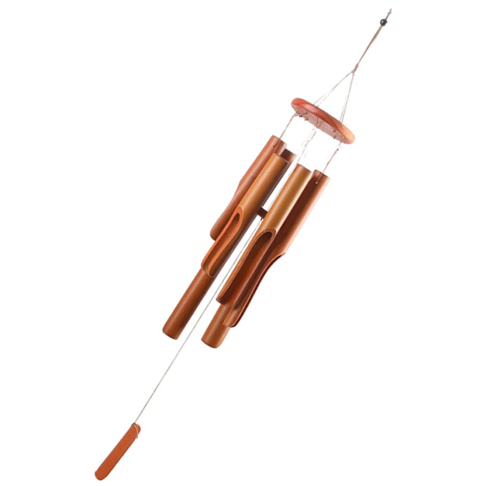 

Bamboo Wind Chime Large Chimes Crafts for outside Clearance Outdoor Decor Deep Tone Metal Windchimes Outdoors