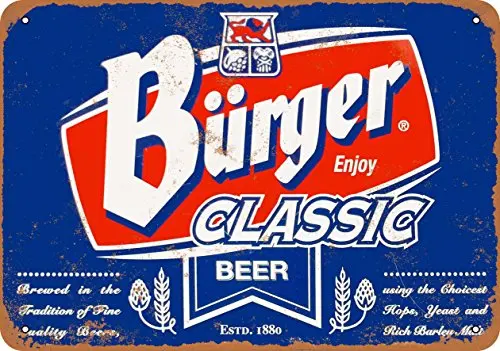 

Metal Sign - Burger Classic Beer - Vintage Look