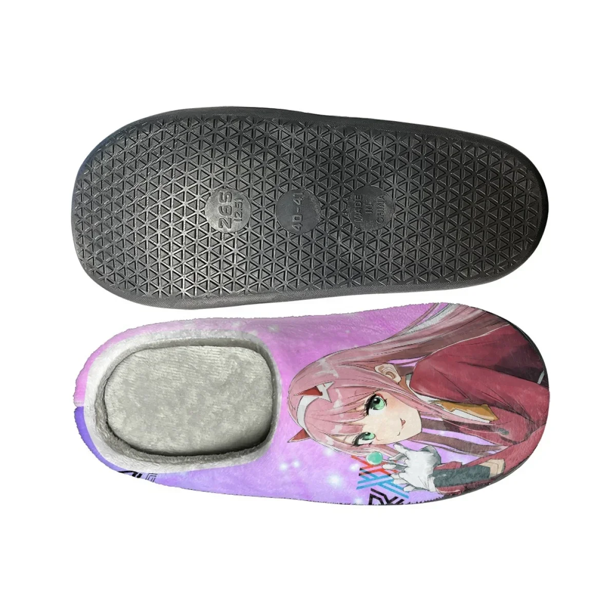 DARLING in the FRANXX Winter Men Flats Slippers Anime Casual Cozy Couple Cotton Slipper Warm Indoor Floor Shoes Zapatillas Mujer