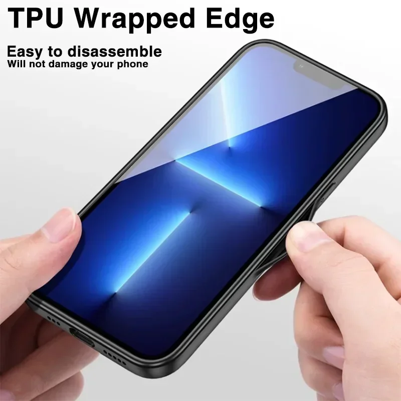 Luxury Leather Phone Case with Magsafe Magnetic Wireless Charging Compatibility