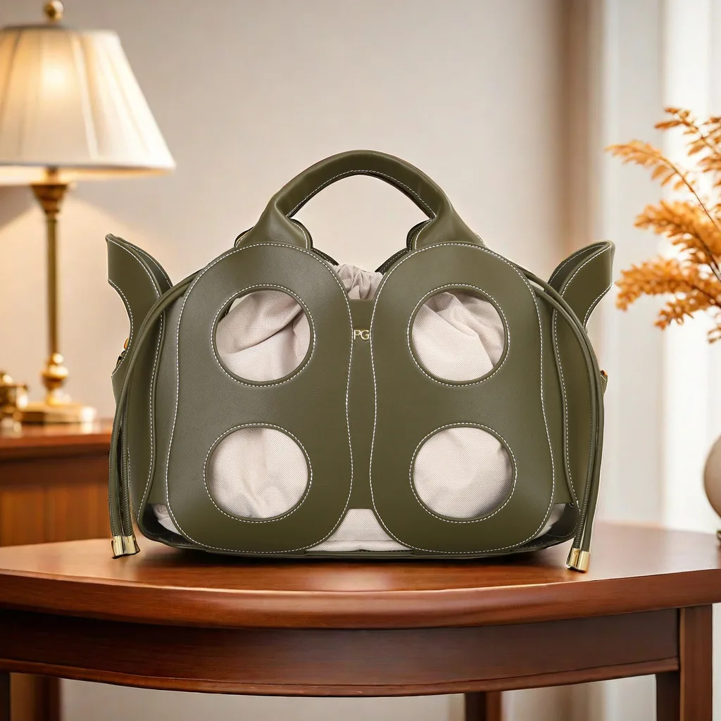 PG PATSY GARIS-حقيبة يد بكتف واحد للنساء ، تصميم م...