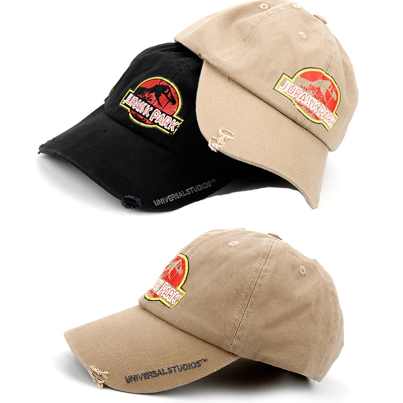 Baseball Caps Movie Cosplay Jurassic Park Unisex Peaked Cap Sun Shade For Men Women