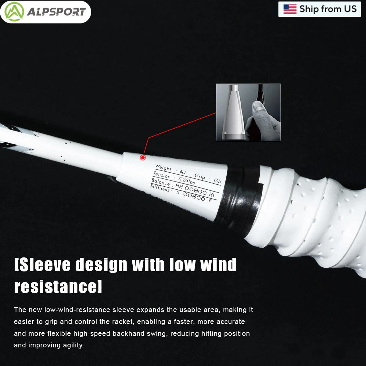 Premium Ultra Light T800 Carbon Fiber Badminton Racket