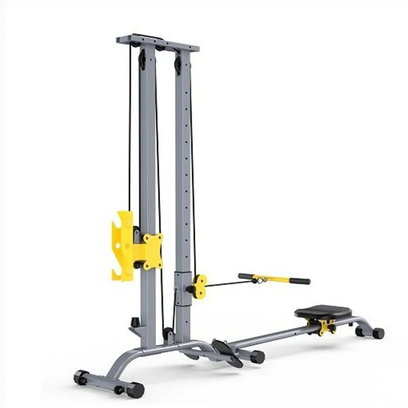 Multifunctional Rowing Machine, Fitness Equipment, High Pull Frame, dumbbell, Integrated Training Device