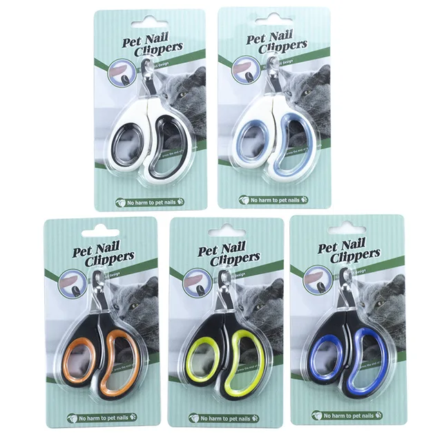 Pet products General purpose nail clippers Cat and dog nail clippers Novice anti-scratch cat nail clippers 5