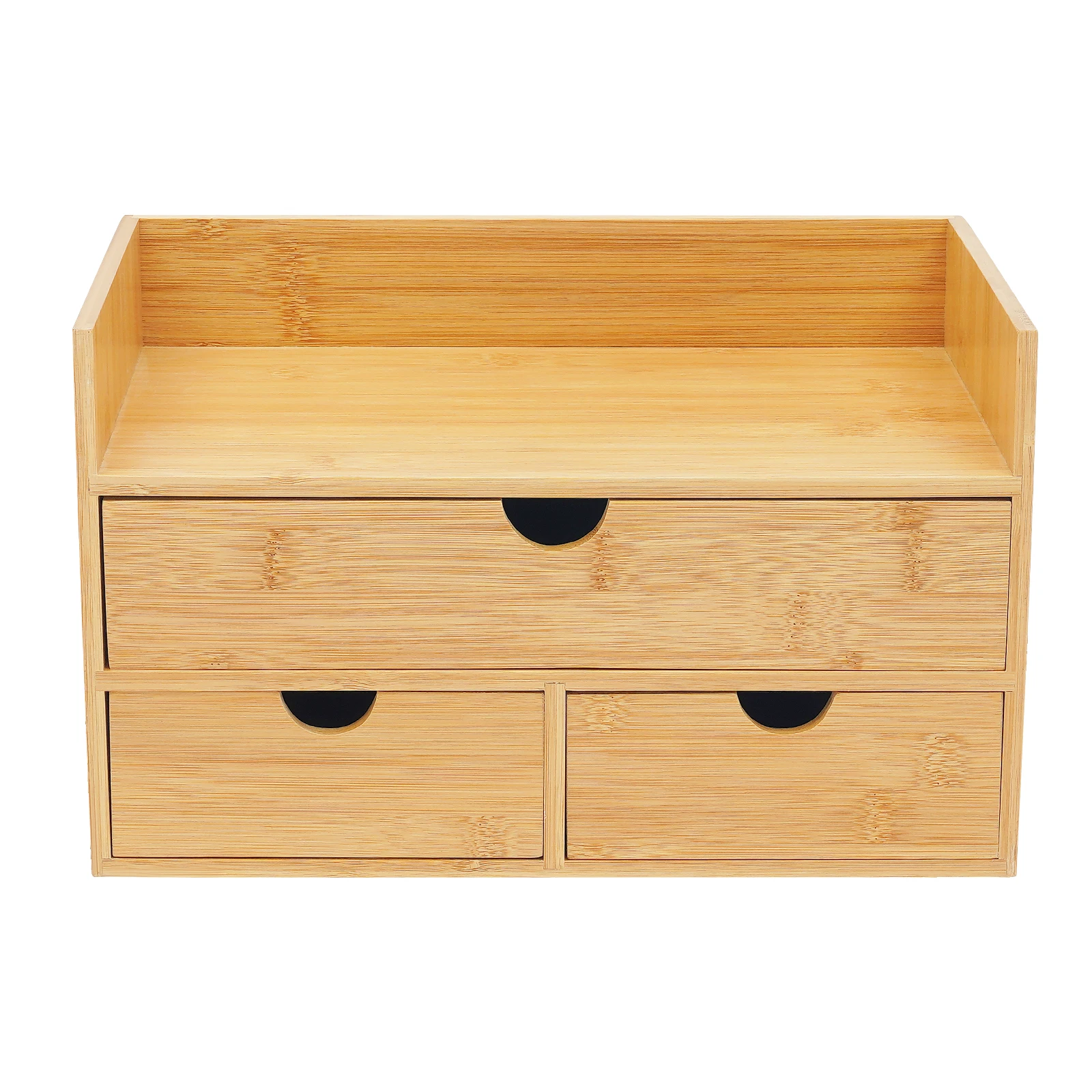 Organisateur de bureau en bambou, mini tiroir de bureau en bambou, boîte de rangement pour bureau et maison, aucun assemblage requis S111e5d62dc52454ab6508a9ed1f9ac58b