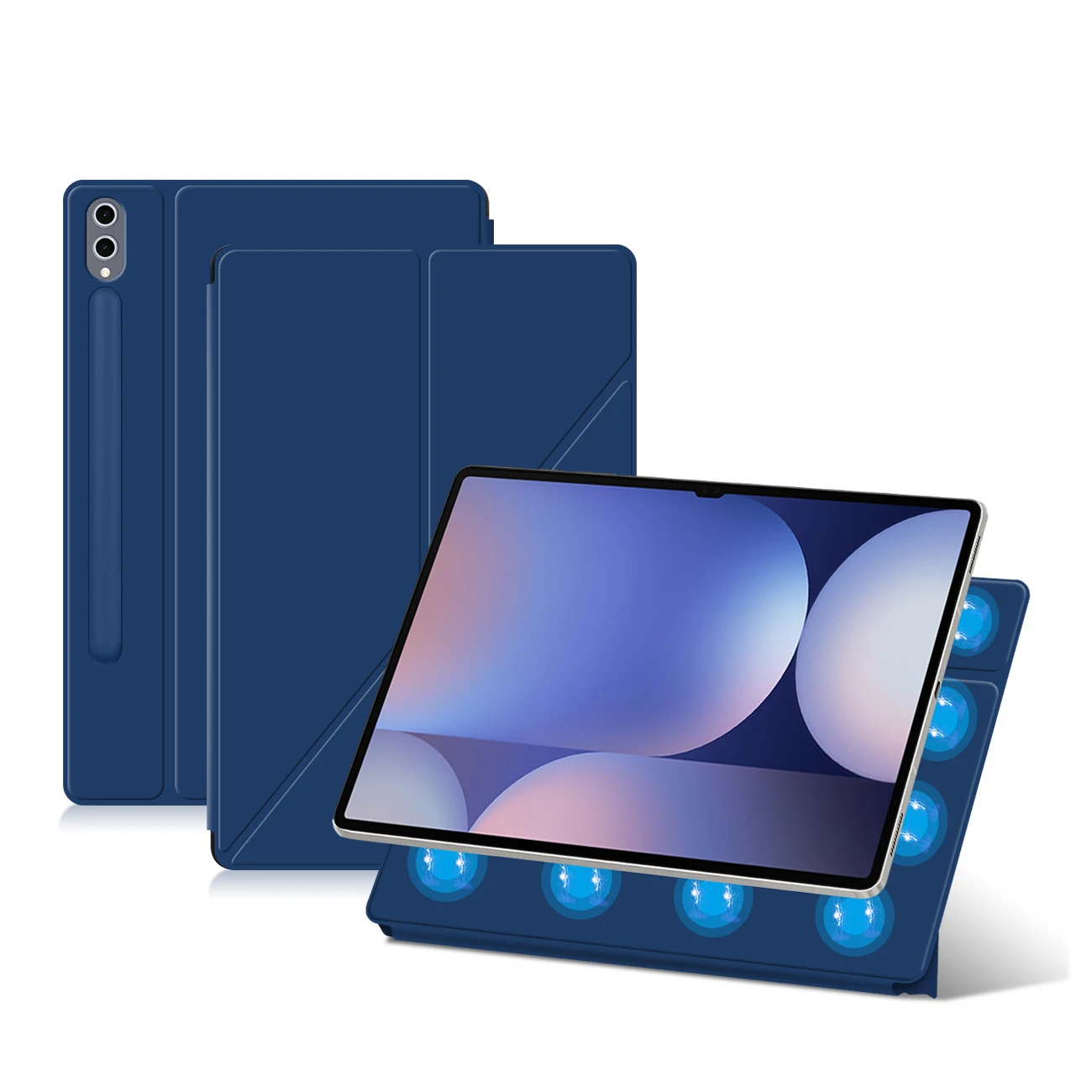 Magnetic Protective Tablet Case with Smart Cover