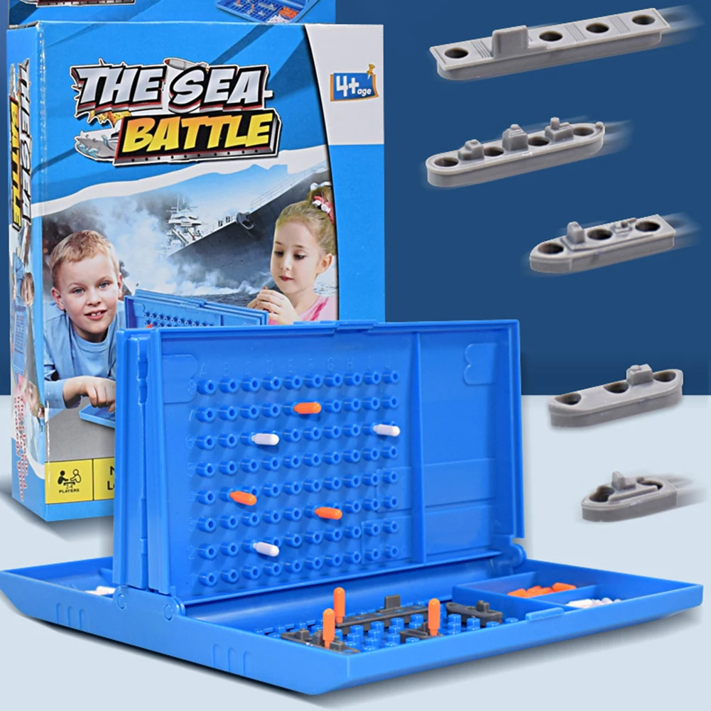 Battleship Board Game Sea Battle Board Family Strategy Battle Game Toys Funny Parent-child Interactive Toy For Children Gift images - 6