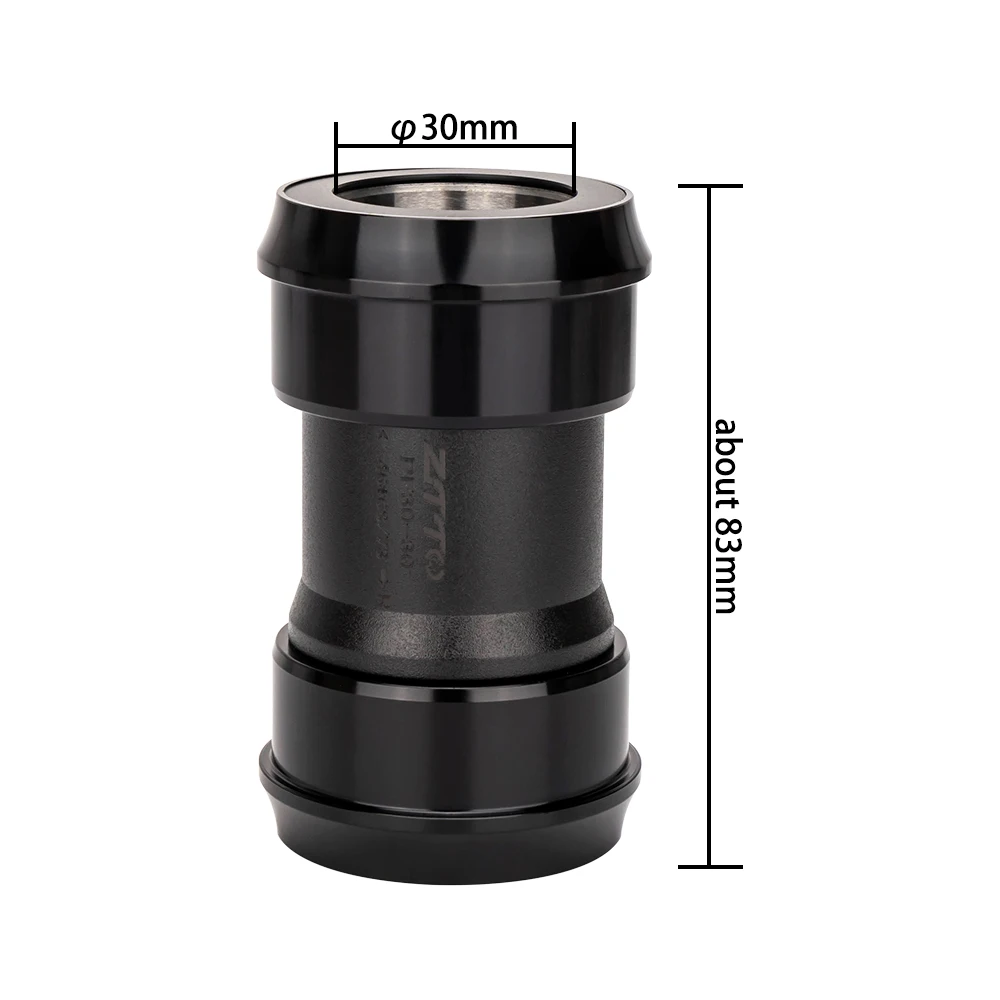 ZTTO 로드 바이크 하단 브래킷 액슬 PF30 30 자전거 프레스 핏 30mm 자전거 68 73mm 크랭크셋 체인셋, MTB BB Φ46mm 프레임 쉘