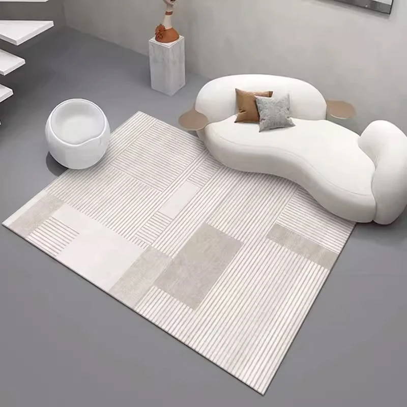 thumbnail image 1 of Alfombras para sala de estar, alfombra abstracta de rayas de gran superficie para dormitorio, decoración del hogar, alfombra moderna de lujo para guardarropa y pasillo., 1 of 5