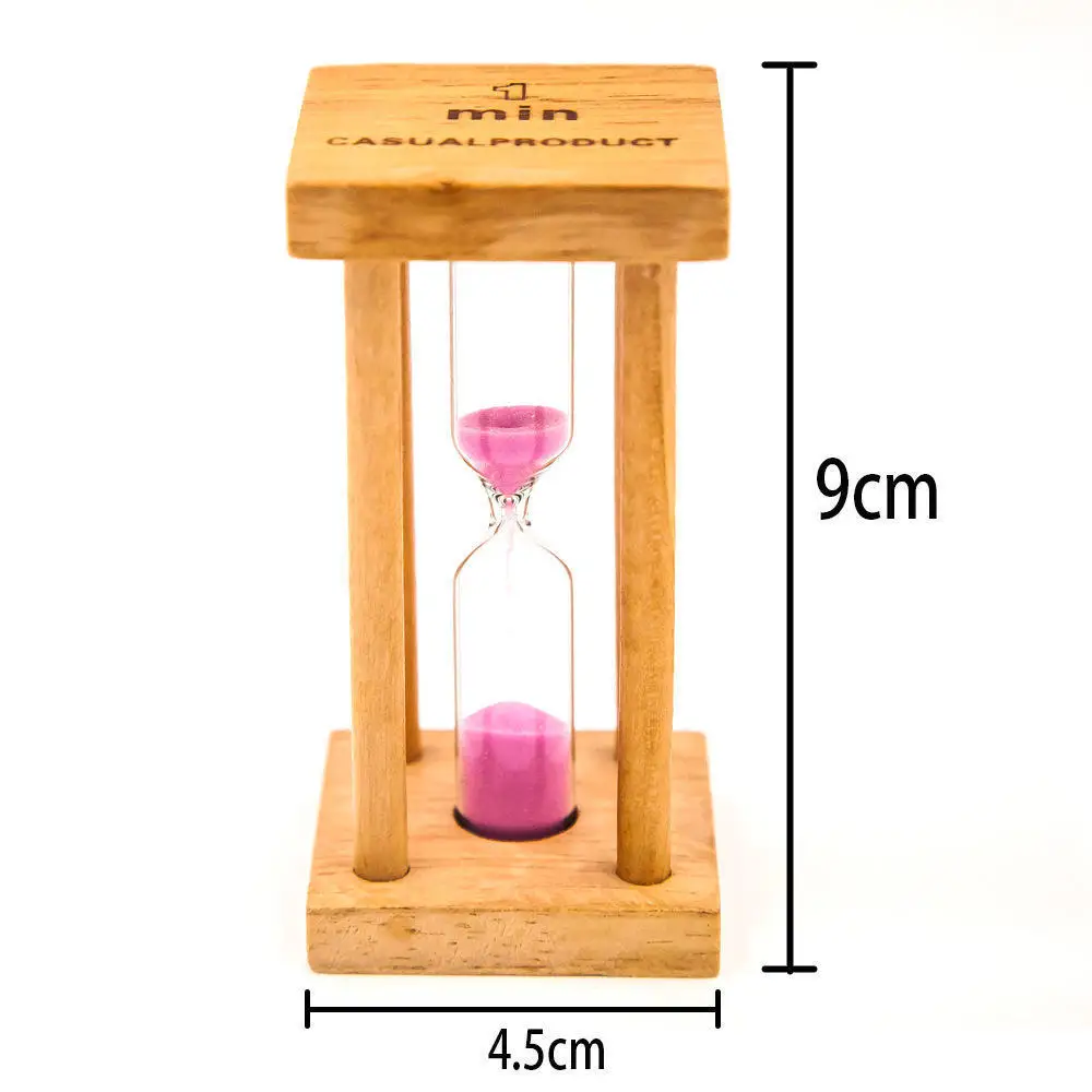Hourglass 1/3/5 Minutes Wooden Mini Desktop Decoration
