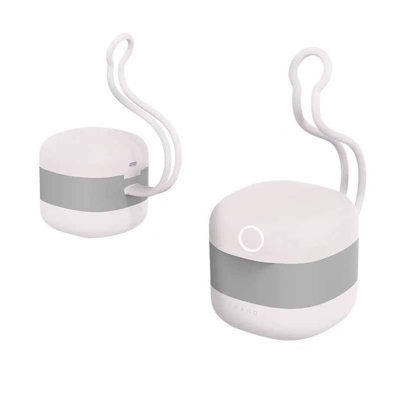 AiQUE Portable Pacifier Disinfection Travel Rechargeable Pacifier Sterilizer Case With UV Light Cleans Teethers Breast Pump